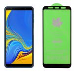 IDOL 1991 TEMPERED GLASS SAMSUNG A7 2018 A750 6.0" 9H 0.25mm 20D FULL GLUE SEMI CURVED BLACK