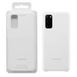ΘΗΚΗ SAMSUNG S20 G980 SILICONE COVER EF-PG980TWEGEU WHITE PACKING OR