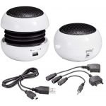 MULTIMEDIA SPEAKER SOUNDBALL ΑΣΠΡΟ+ADAPTOR S.ER.K750/N.7210/V66