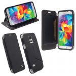 KRUSELL ΘΗΚΗ SAMSUNG S5 MINI LEATHER MALMO FLIPCOVER STAND BLACK