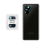 VOLTE-TEL CAMERA GLASS COVER SAMSUNG S20 PLUS G985 6.7" 9H 0.30MM TITANIUM WITH FRAME BLACK