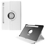 VOLTE-TEL ΘΗΚΗ SAMSUNG T870/T875 TAB S7/X700/X706 TAB S8 11.0" LEATHER BOOK ROTATING STAND WHITE