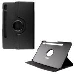 VOLTE-TEL ΘΗΚΗ SAMSUNG T730 TAB S7 FE/T970 TAB S7+/X800 TAB S8+ 12.4" LEATHER BOOK ROTATING STAND BLACK