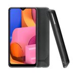 VOLTE-TEL ΘΗΚΗ SAMSUNG A20s A207 6.5" CARBON RUGGED CAMERA PROTECTIVE BLACK