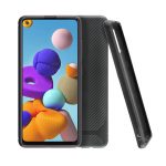 VOLTE-TEL ΘΗΚΗ SAMSUNG A21s A217 6.5" CARBON RUGGED CAMERA PROTECTIVE BLACK