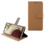 VOLTE-TEL ΘΗΚΗ SAMSUNG A12 A125/A12 NACHO A127 6.5" ALLURE MAGNET BOOK STAND CLIP GOLD