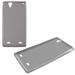 VOLTE-TEL ΘΗΚΗ SONY XPERIA T2 ULTRA D5303 SLIMCOLOR TPU ΔΙΑΦΑΝΗ ΓΚΡΙ