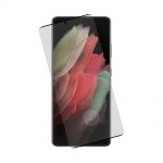 IDOL 1991 TEMPERED GLASS SAMSUNG S21 ULTRA 5G G998 6.8" 9H 0.25mm 3D EDGE GLUE SEMI CURVED FINGER UNLOCK BLACK
