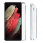VOLTE-TEL ΘΗΚΗ SAMSUNG S21 ULTRA 5G G998 6.8" SLIMCOLOR AIR TPU CAMERA GUARD ΔΙΑΦΑΝΗ