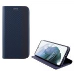IDOL 1991 ΘΗΚΗ SAMSUNG S21 5G G991 6.2" ELITE ANTI-RFID BOOK STAND BLUE