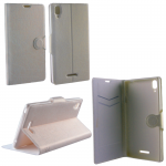 VOLTE-TEL ΘΗΚΗ SONY XPERIA T3 D5103 LINE LEATHER-TPU BOOK STAND WHITE