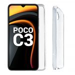 VOLTE-TEL ΘΗΚΗ XIAOMI POCO C3 6.43" SLIMCOLOR AIR TPU CAMERA GUARD ΔΙΑΦΑΝΗ