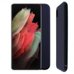VOLTE-TEL ΘΗΚΗ SAMSUNG S21 ULTRA 5G G998 6.8" SILICON TPU CAMERA GUARD BLUE