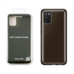 ΘΗΚΗ SAMSUNG A02s A025 6.5" SOFT CLEAR COVER EF-QA026TBEGEU BLACK PACKING OR