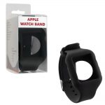 VOLTE-TEL ΛΟΥΡΑΚΙ ΡΟΛΟΓΙΟΥ ΣΙΛΙΚΟΝΗΣ ΜΕ ΠΛΑΙΣΙΟ APPLE WATCH 42mm/WATCH 2 22mm BLACK