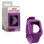 VOLTE-TEL ΛΟΥΡΑΚΙ ΡΟΛΟΓΙΟΥ ΣΙΛΙΚΟΝΗΣ ΜΕ ΠΛΑΙΣΙΟ APPLE WATCH 42mm/WATCH 2 22mm PURPLE