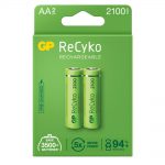 GP ΕΠΑΝΑΦΟΡΤΙΖΟΜΕΝΕΣ ΜΠΑΤΑΡΙΕΣ AA/HR06 2100mAh Ni-Mh 2EB2/AA RECYKO READY TO USE 2/BLISTER