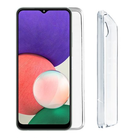 VOLTE-TEL ΘΗΚΗ SAMSUNG A22 5G A226 6.6" SLIMCOLOR AIR TPU CAMERA GUARD ΔΙΑΦΑΝΗ