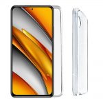 VOLTE-TEL ΘΗΚΗ XIAOMI POCO F3 6.67" SLIMCOLOR AIR TPU CAMERA GUARD ΔΙΑΦΑΝΗ