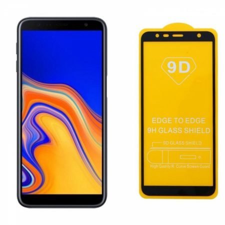 IDOL 1991 TEMPERED GLASS SAMSUNG J6 PLUS 2018 J610 6.0" 9H 0.25MM 9D FULL GLUE SPECIAL FULL COVER BLACK