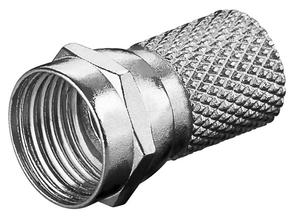 GOOBAY βύσμα τύπου F 11623, αρσενικό, μεταλλικό, 7mm, 10τμχ