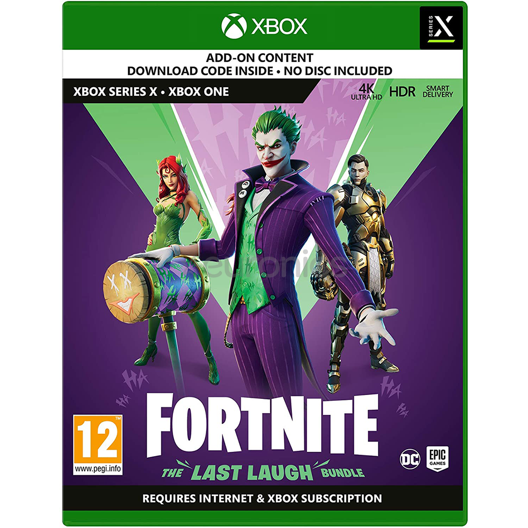 XBOX1 / XSX/S Fortnite: The Last Laugh Bundle (Code in a Box)