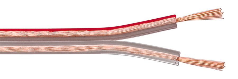 GOOBAY καλώδιο ήχου 2x 0.35 mm² 59371, CU, 10m, διάφανο