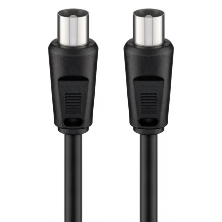 GOOBAY καλώδιο κεραίας αρσενικό 68150, <70dB, CCS, 5m, μαύρο