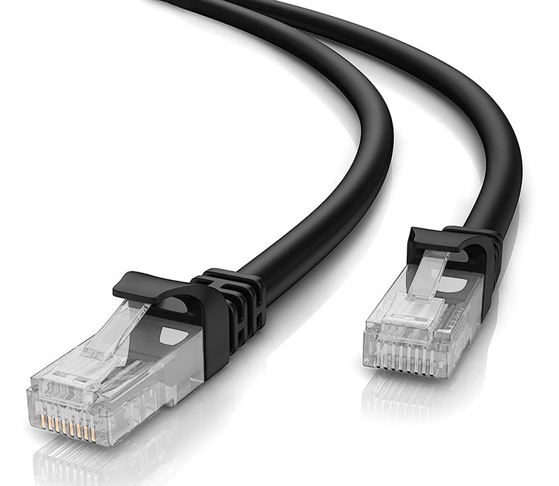 POWERTECH καλώδιο δικτύου CAB-N260, Cat 5e U/UTP, copper, 10m, μαύρο