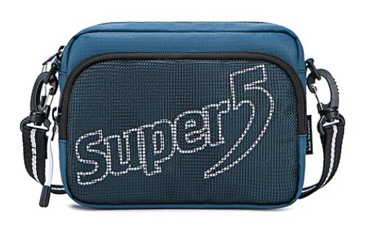 SUPER FIVE τσάντα ώμου K00123-BL, μπλε