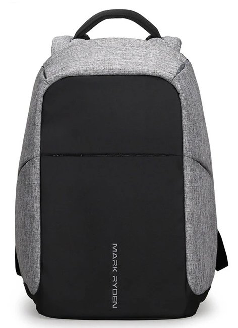 MARK RYDEN τσάντα πλάτης MR5815, με θήκη laptop 15.6", 15L, γκρι