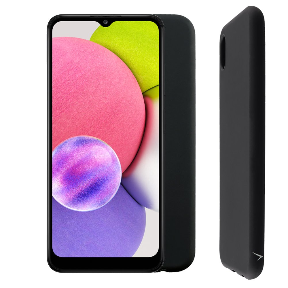 VOLTE-TEL ΘΗΚΗ SAMSUNG A03s A037 6.5" SILICON TPU CAMERA GUARD BLACK