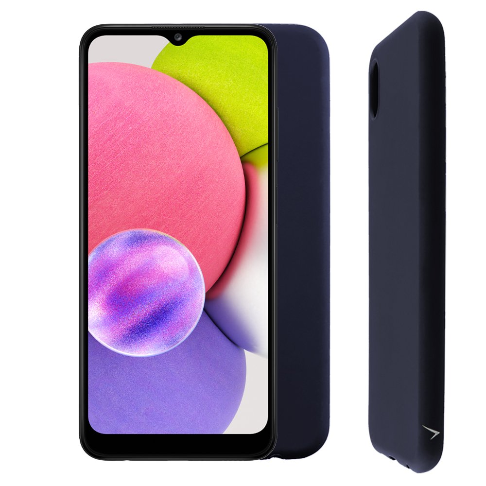 VOLTE-TEL ΘΗΚΗ SAMSUNG A03s A037 6.5" SILICON TPU CAMERA GUARD BLUE