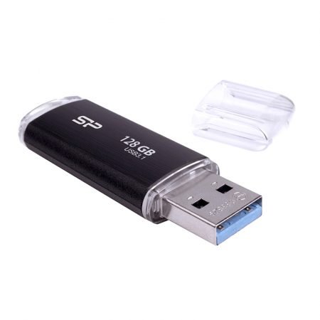 SILICON POWER USB FLASH DRIVE 128GB USB 3.2 BLAZE B02 SP128GBUF3B02V1K BLACK
