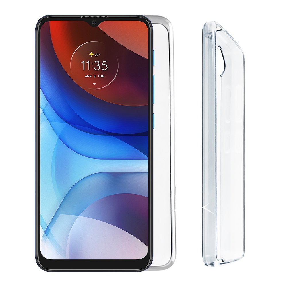 VOLTE-TEL ΘΗΚΗ MOTOROLA MOTO E7I POWER/E7 POWER 6.5" SLIMCOLOR AIR TPU CAMERA GUARD ΔΙΑΦΑΝΗ