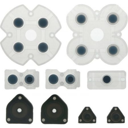 SET OF SILICONE RUBBERS FOR BUTTONS DUALSHOCK4 V1 JDM-001 011 OEM