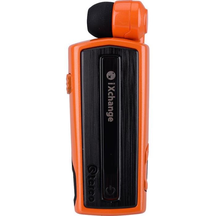 Retractable BT Headset w vibrator UA28 Orange iXchange