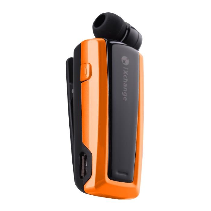 Retractable BT Mini Headset UA24 Orange iXchange