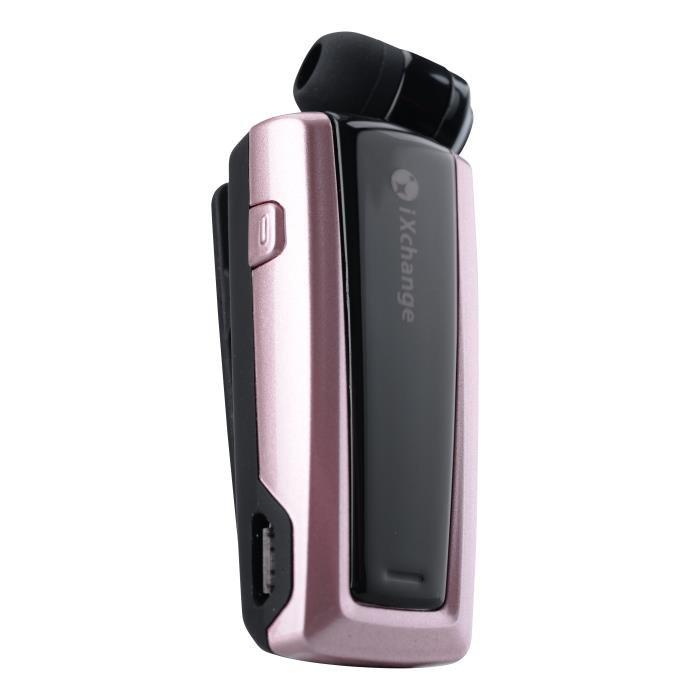 Retractable BT Mini Headset UA24 Rose Gold iXchange