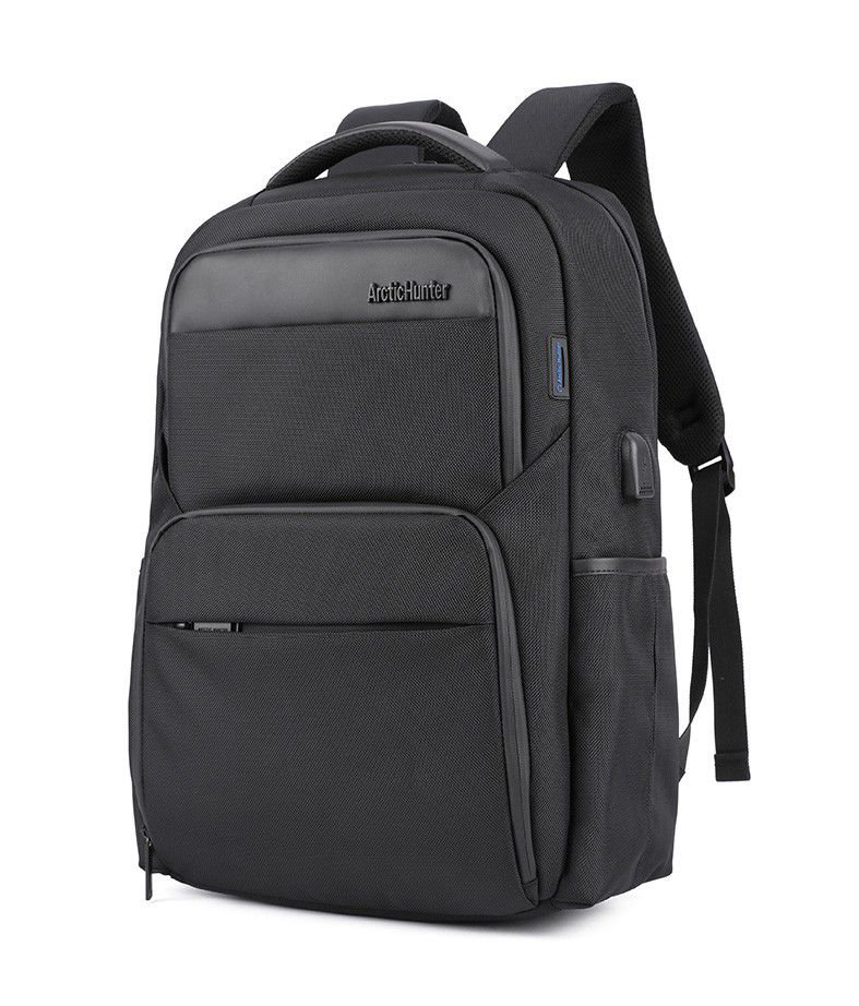 ARCTIC HUNTER τσάντα πλάτης B00113C-BK με θήκη laptop 15.6", USB, μαύρη