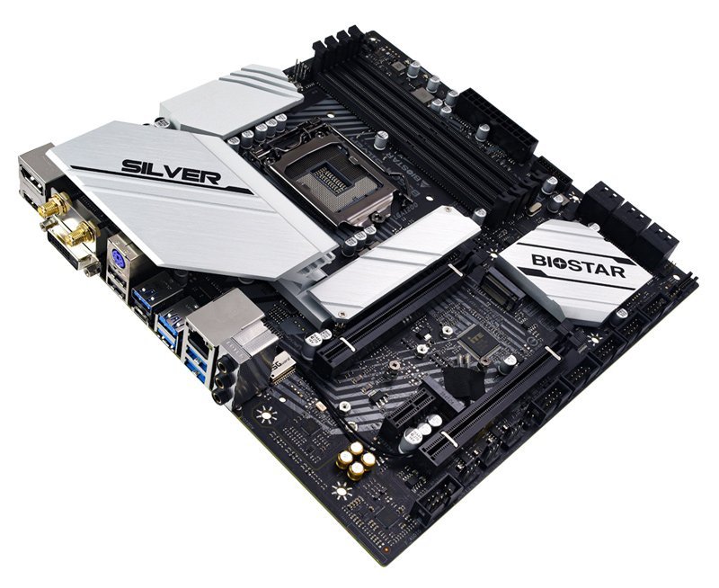 BIOSTAR μητρική B560M-SILVER, 4x DDR4, s1200, USB 3.2, mATX, Ver. 5.0