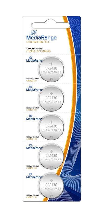 MEDIARANGE μπαταρίες λιθίου CR2430, 3V, 5τμχ