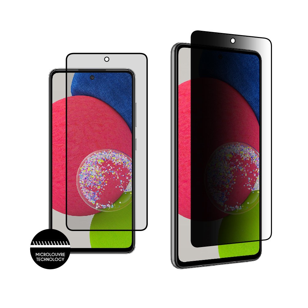 IDOL 1991 TEMPERED GLASS SAMSUNG A52S/A52 A525/A526/A528 6.5" 9H 0.25mm PREMIUM PRIVACY ANTISPY SEMI CURVED FULL GLUE BLACK