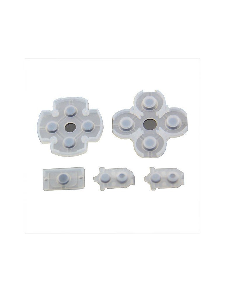 SET OF SILICONE RUBBERS FOR BUTTONS DUALSHOCK4 V2 JDM-030 040 OEM