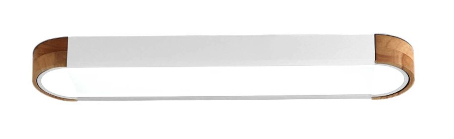 POWERTECH LED φωτιστικό οροφής HLL-0050, 24W, 4000K, 65x14cm, λευκό