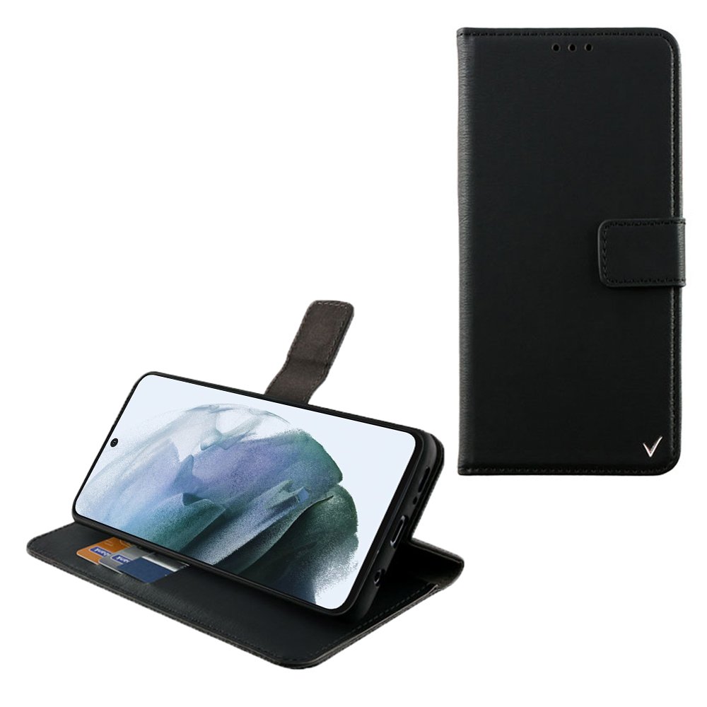 VOLTE-TEL ΘΗΚΗ SAMSUNG S21 FE 5G G990 6.41" ALLURE MAGNET BOOK STAND CLIP BLACK
