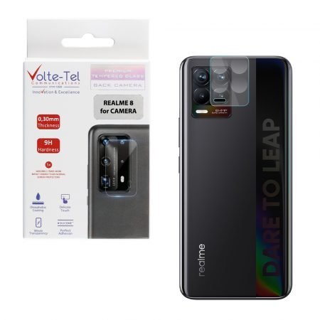 VOLTE-TEL TEMPERED GLASS REALME 8 6.4" 9H 0.60mm FOR CAMERA