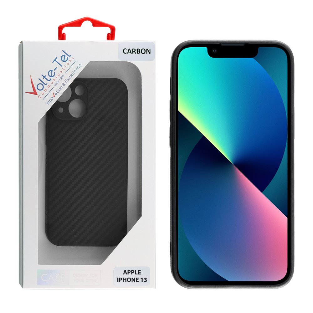 VOLTE-TEL ΘΗΚΗ IPHONE 13 6.1" CARBON CAMERA PROTECTIVE BLACK