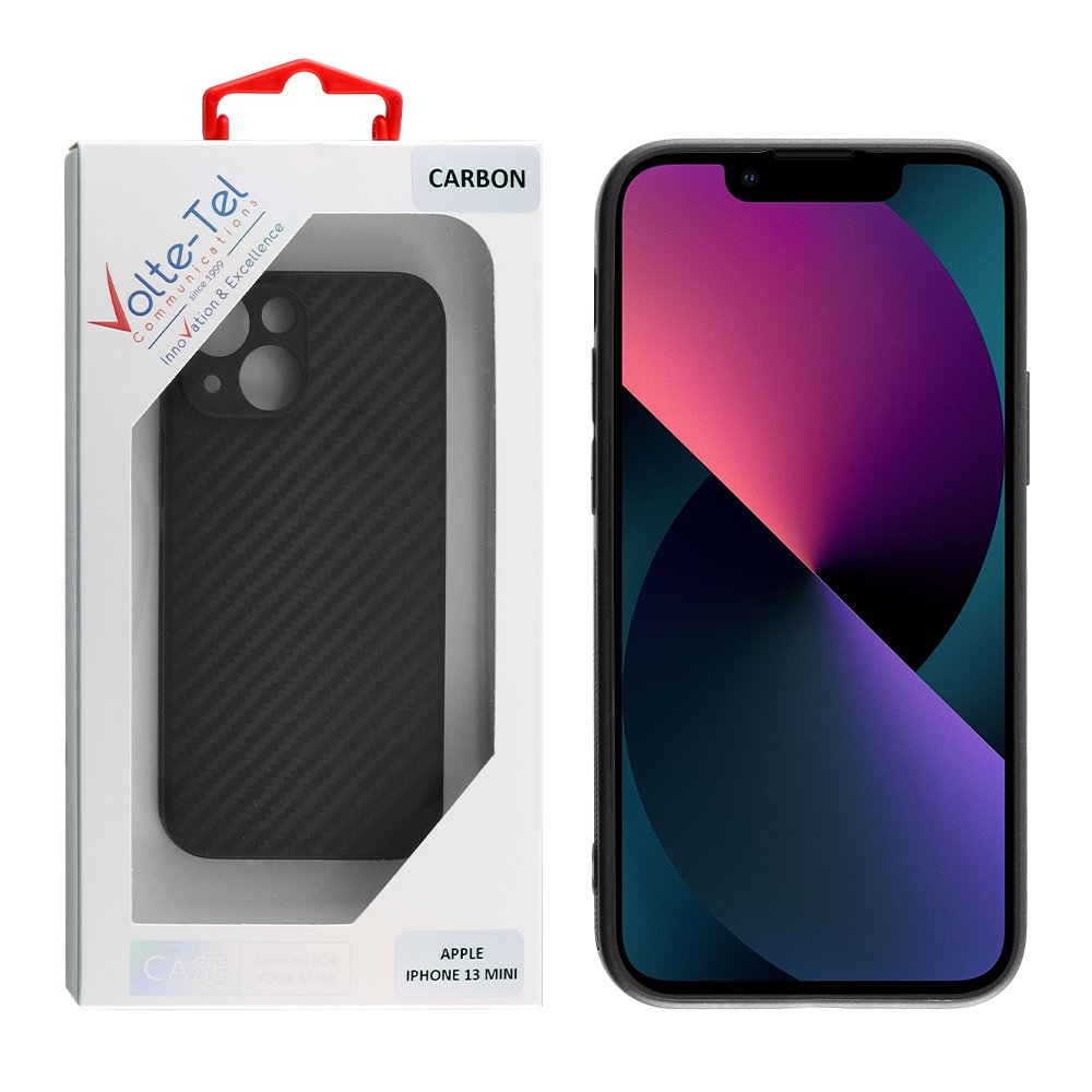 VOLTE-TEL ΘΗΚΗ IPHONE 13 MINI 5.4" CARBON CAMERA PROTECTIVE BLACK