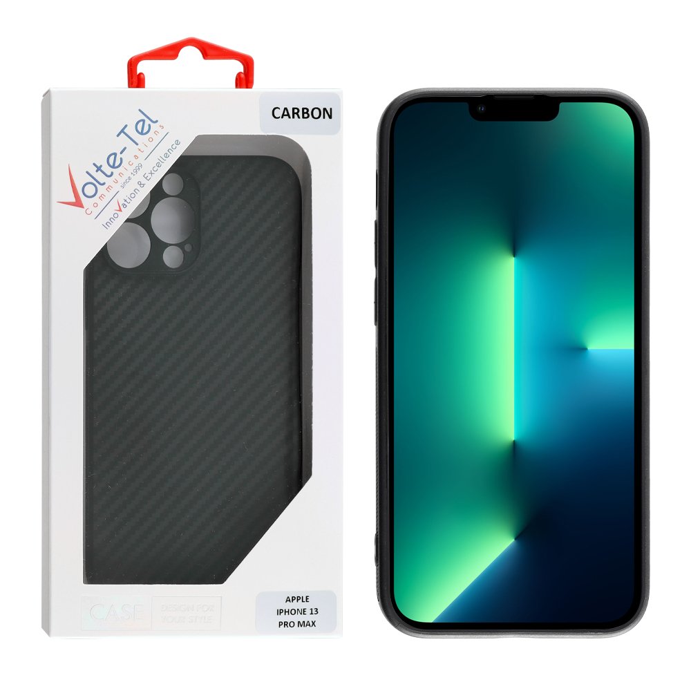 VOLTE-TEL ΘΗΚΗ IPHONE 13 PRO MAX 6.7" CARBON CAMERA PROTECTIVE BLACK
